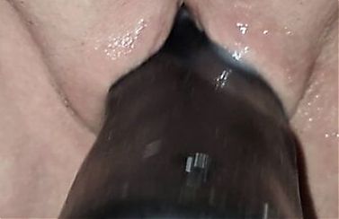 Huge bbc deep in my pussy I love my pussy stretched and filled gape my pussy